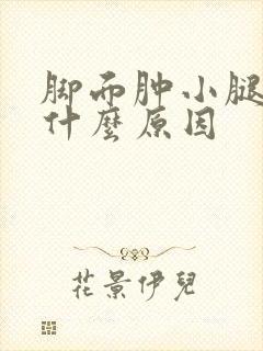 脚面肿小腿肿是什么原因