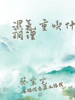 湿气重吃什中药调理