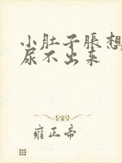 小肚子胀想尿又尿不出来