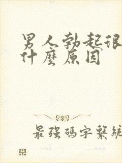 男人勃起很软是什么原因