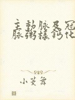 主动脉及冠状动脉粥样钙化是什么意思