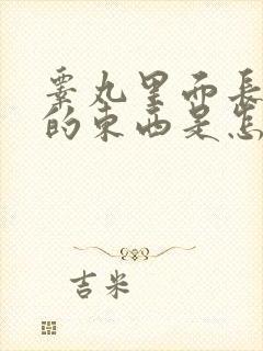 睾丸里面长硬硬的东西是怎么回事