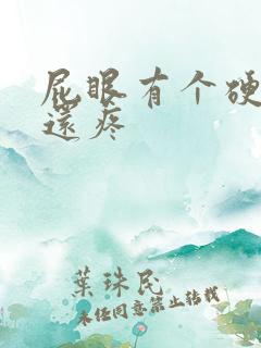 屁眼有个硬疙瘩还疼