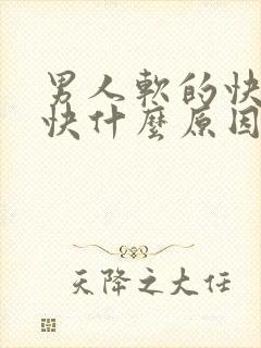 男人软的快硬的快什么原因