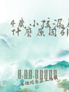 4岁小孩漏尿是什么原因引起的