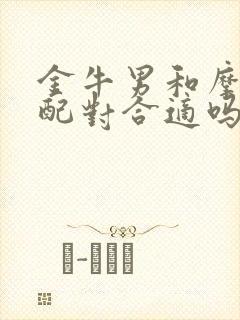 金牛男和摩羯女配对合适吗