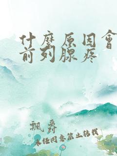 什么原因会造成前列腺疼