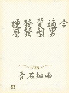 硬发质适合烫什么发型男