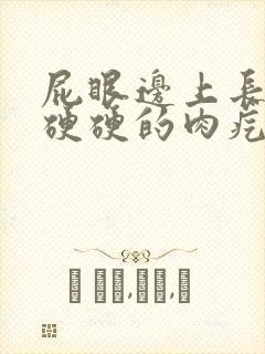 屁眼边上长了个硬硬的肉疙瘩