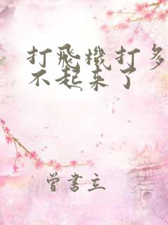 打飞机打多了硬不起来了