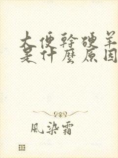 大便干硬羊屎蛋是什么原因造成的