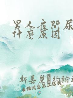 男人夜间尿频是什么原因