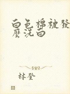 白色棉被发黄怎么洗白