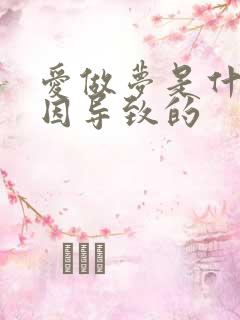 爱做梦是什么原因导致的