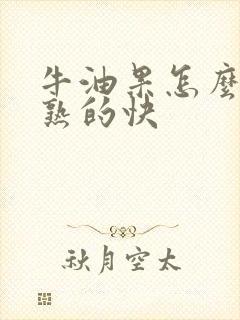 牛油果怎么储存熟的快