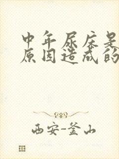 中年尿床是什么原因造成的