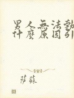 男人无法勃起是什么原因引起的