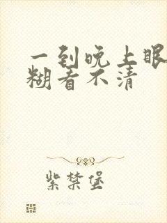 一到晚上眼睛模糊看不清