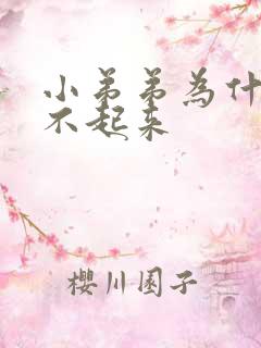 小弟弟为什么勃不起来