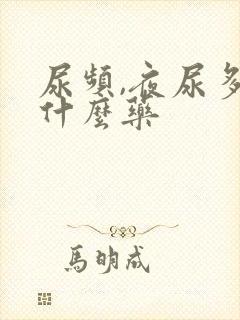 尿频,夜尿多吃什么药