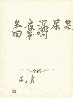 半夜漏尿是怎么回事啊