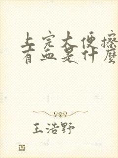 上完大便擦屁股有血是什么原因