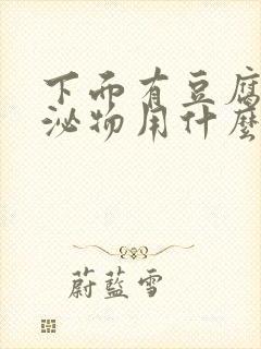 下面有豆腐渣分泌物用什么药好