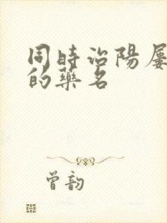 同时治阳屡早射的药名