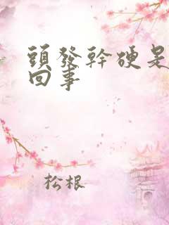 头发干硬是怎么回事