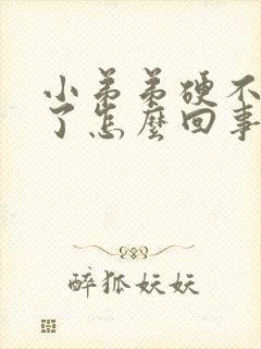 小弟弟硬不起来了怎么回事