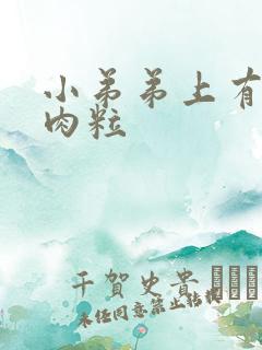 小弟弟上有白色肉粒