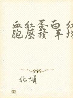 血红蛋白 红细胞压积 平均血红蛋白量偏低