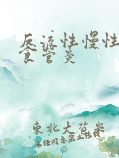 反流性慢性胃炎食管炎