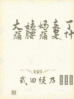 大姨妈来了肚子痛腰痛是什么原因