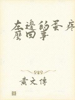 左边的蛋疼是怎么回事