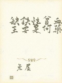 缺铁性贫血治疗主要是何药