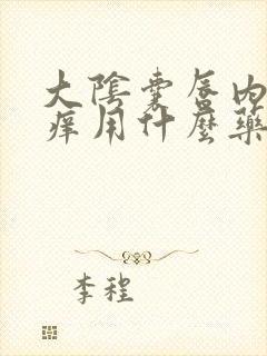 大阴囊唇内侧很痒用什么药膏