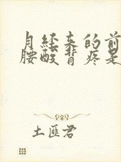 月经来的前几天腰酸背疼是什么原因