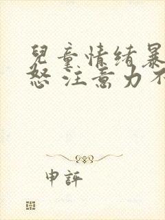 儿童情绪暴躁易怒 注意力不集中