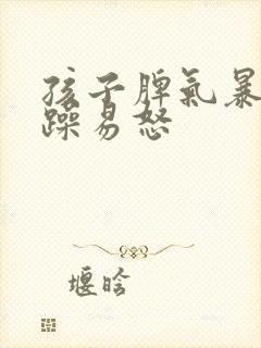 孩子脾气暴躁暴躁易怒