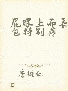 屁眼上面长了个包特别疼