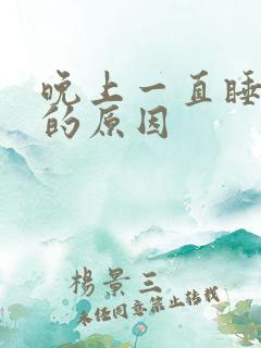 晚上一直睡不着的原因