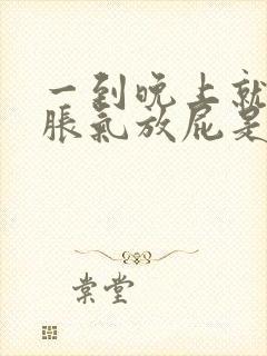 一到晚上就肚子胀气放屁是什么原因