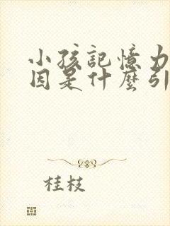 小孩记忆力差原因是什么引起的