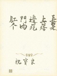 肛门边上长了两个肉疙瘩是怎么回事