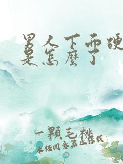 男人下面硬不起是怎么了