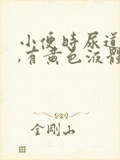 小便时尿道刺痛,有黄色液体