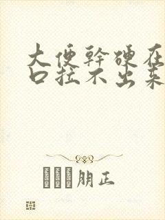 大便干硬在肛门口拉不出来怎么办