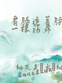 肩膀连着脖子的一根筋疼