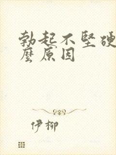 勃起不坚硬的什么原因